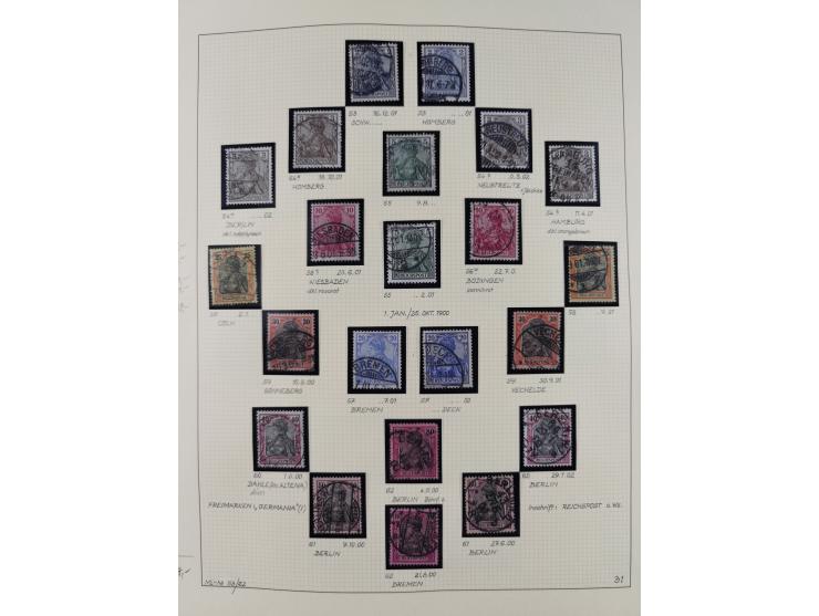 1872/1923, ungebrauchte, postfrische und gestempelte sehr reichhaltige Sammlung, vieles doppelt oder vielfach vorhanden, dabe