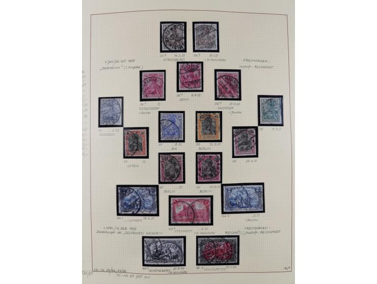 1872/1923, ungebrauchte, postfrische und gestempelte sehr reichhaltige Sammlung, vieles doppelt oder vielfach vorhanden, dabe