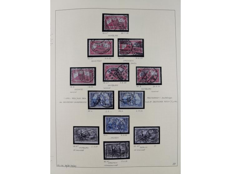 1872/1923, ungebrauchte, postfrische und gestempelte sehr reichhaltige Sammlung, vieles doppelt oder vielfach vorhanden, dabe