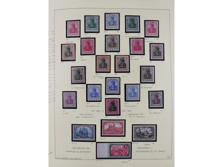 1872/1923, ungebrauchte, postfrische und gestempelte sehr reichhaltige Sammlung, vieles doppelt oder vielfach vorhanden, dabe