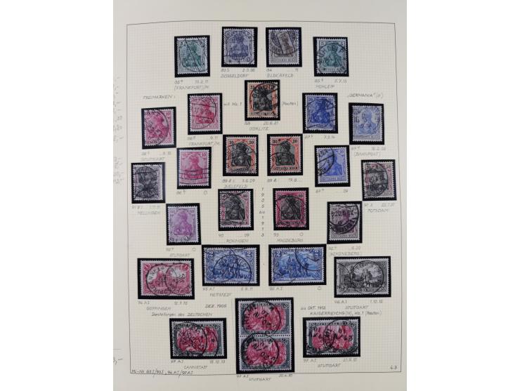 1872/1923, ungebrauchte, postfrische und gestempelte sehr reichhaltige Sammlung, vieles doppelt oder vielfach vorhanden, dabe