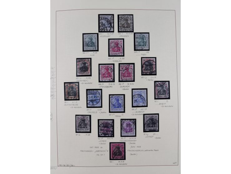 1872/1923, ungebrauchte, postfrische und gestempelte sehr reichhaltige Sammlung, vieles doppelt oder vielfach vorhanden, dabe