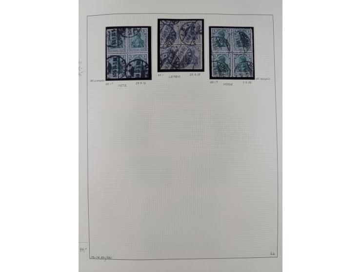 1872/1923, ungebrauchte, postfrische und gestempelte sehr reichhaltige Sammlung, vieles doppelt oder vielfach vorhanden, dabe