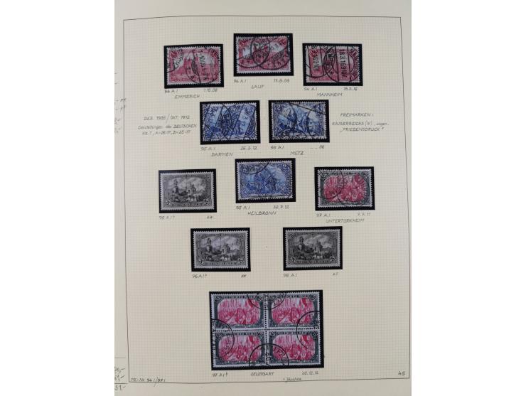1872/1923, ungebrauchte, postfrische und gestempelte sehr reichhaltige Sammlung, vieles doppelt oder vielfach vorhanden, dabe