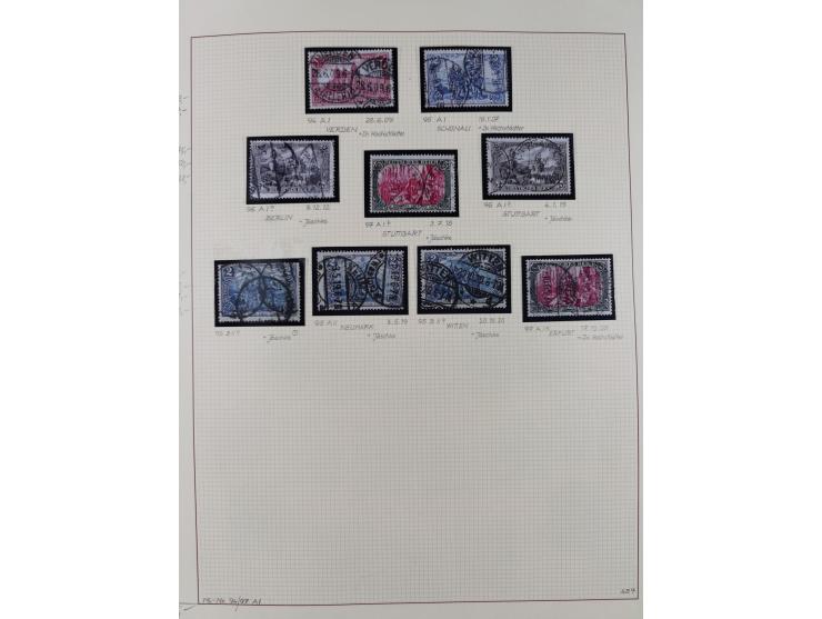 1872/1923, ungebrauchte, postfrische und gestempelte sehr reichhaltige Sammlung, vieles doppelt oder vielfach vorhanden, dabe