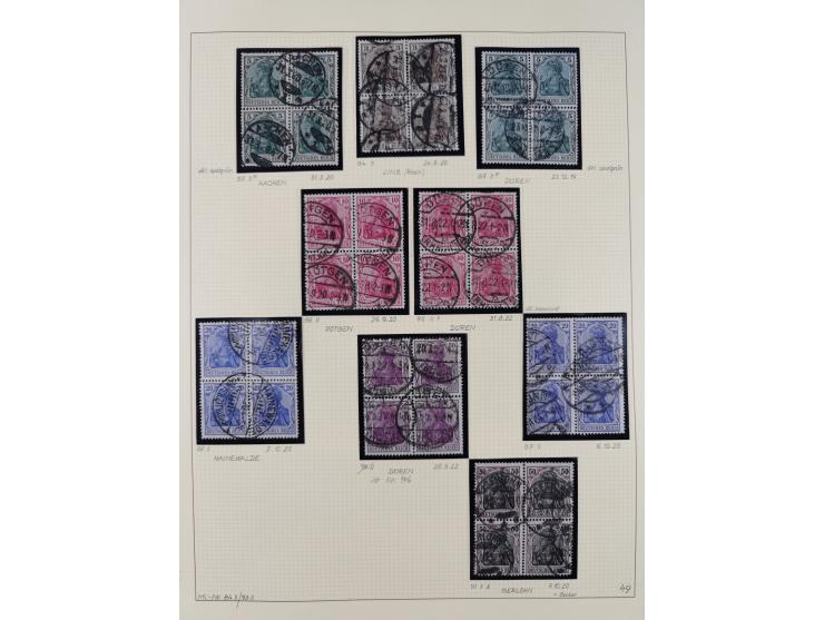 1872/1923, ungebrauchte, postfrische und gestempelte sehr reichhaltige Sammlung, vieles doppelt oder vielfach vorhanden, dabe