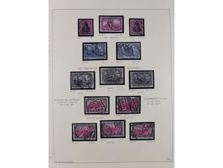 1872/1923, ungebrauchte, postfrische und gestempelte sehr reichhaltige Sammlung, vieles doppelt oder vielfach vorhanden, dabe