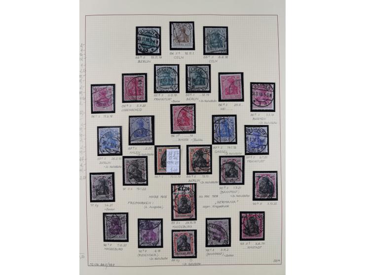1872/1923, ungebrauchte, postfrische und gestempelte sehr reichhaltige Sammlung, vieles doppelt oder vielfach vorhanden, dabe