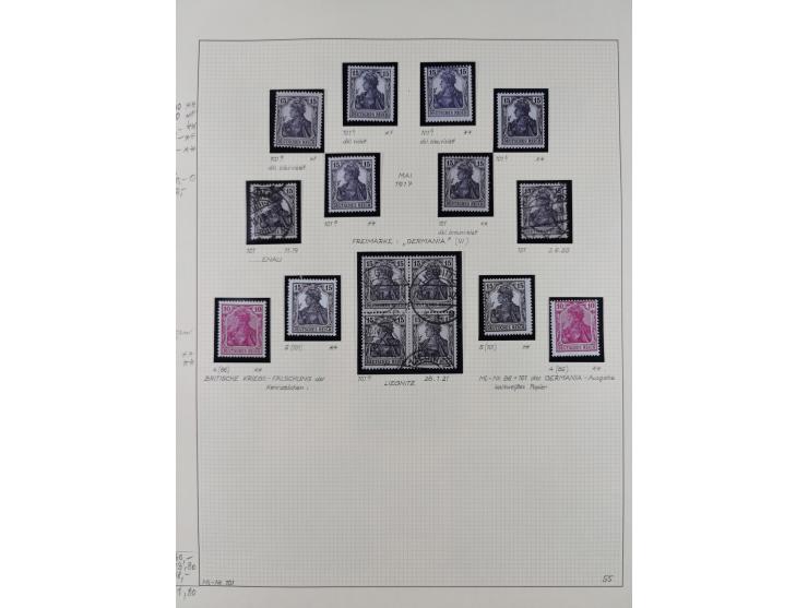 1872/1923, ungebrauchte, postfrische und gestempelte sehr reichhaltige Sammlung, vieles doppelt oder vielfach vorhanden, dabe