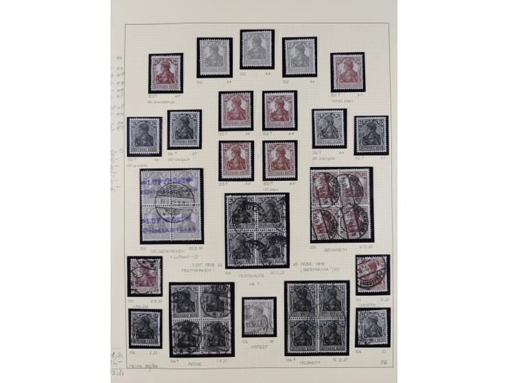 1872/1923, ungebrauchte, postfrische und gestempelte sehr reichhaltige Sammlung, vieles doppelt oder vielfach vorhanden, dabe