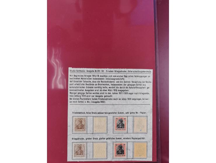 1872/1923, ungebrauchte, postfrische und gestempelte sehr reichhaltige Sammlung, vieles doppelt oder vielfach vorhanden, dabe