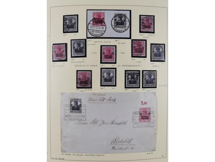 1872/1923, ungebrauchte, postfrische und gestempelte sehr reichhaltige Sammlung, vieles doppelt oder vielfach vorhanden, dabe