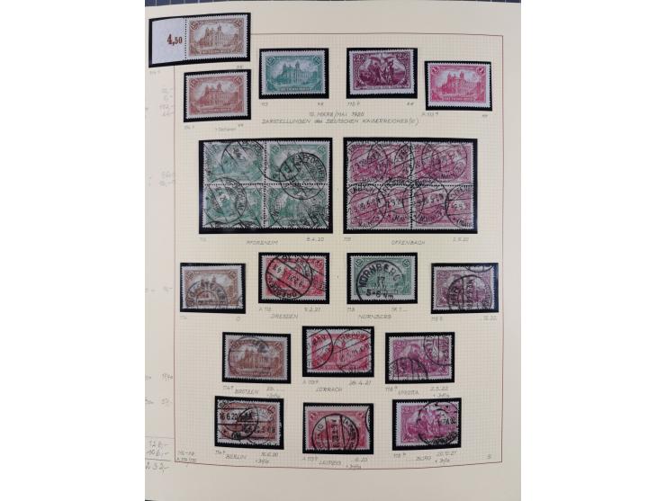 1872/1923, ungebrauchte, postfrische und gestempelte sehr reichhaltige Sammlung, vieles doppelt oder vielfach vorhanden, dabe