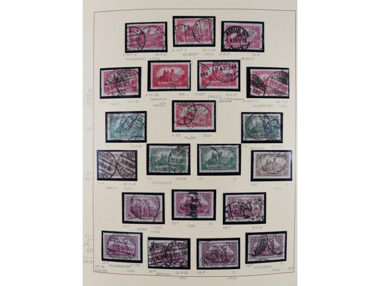 1872/1923, ungebrauchte, postfrische und gestempelte sehr reichhaltige Sammlung, vieles doppelt oder vielfach vorhanden, dabe