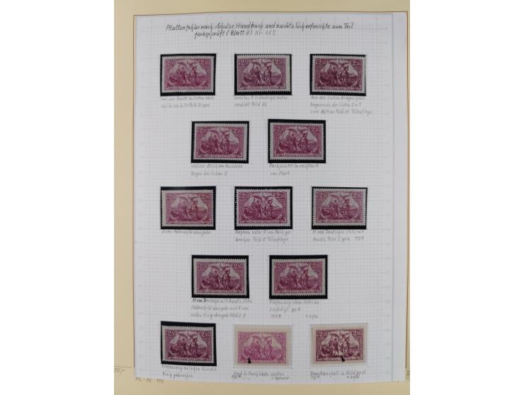 1872/1923, ungebrauchte, postfrische und gestempelte sehr reichhaltige Sammlung, vieles doppelt oder vielfach vorhanden, dabe