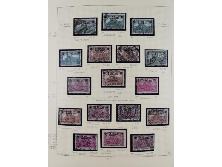 1872/1923, ungebrauchte, postfrische und gestempelte sehr reichhaltige Sammlung, vieles doppelt oder vielfach vorhanden, dabe