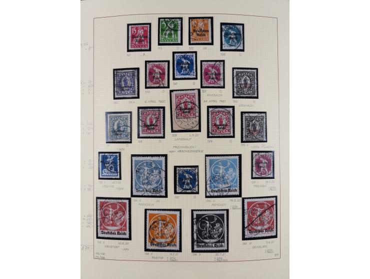 1872/1923, ungebrauchte, postfrische und gestempelte sehr reichhaltige Sammlung, vieles doppelt oder vielfach vorhanden, dabe