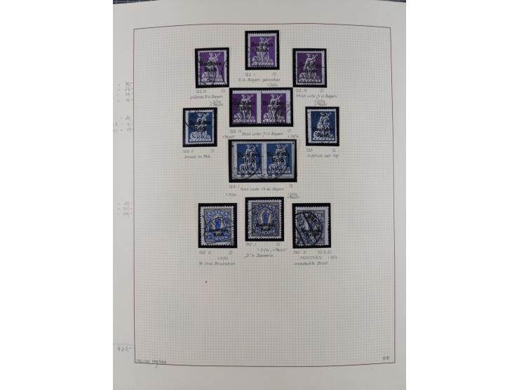 1872/1923, ungebrauchte, postfrische und gestempelte sehr reichhaltige Sammlung, vieles doppelt oder vielfach vorhanden, dabe