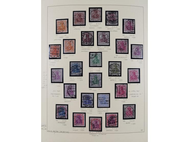 1872/1923, ungebrauchte, postfrische und gestempelte sehr reichhaltige Sammlung, vieles doppelt oder vielfach vorhanden, dabe