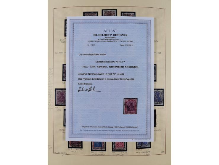 1872/1923, ungebrauchte, postfrische und gestempelte sehr reichhaltige Sammlung, vieles doppelt oder vielfach vorhanden, dabe
