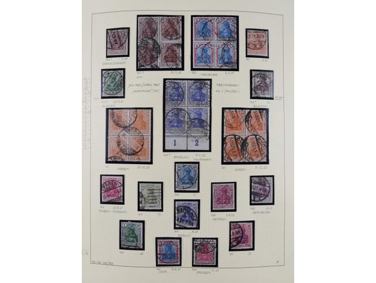 1872/1923, ungebrauchte, postfrische und gestempelte sehr reichhaltige Sammlung, vieles doppelt oder vielfach vorhanden, dabe