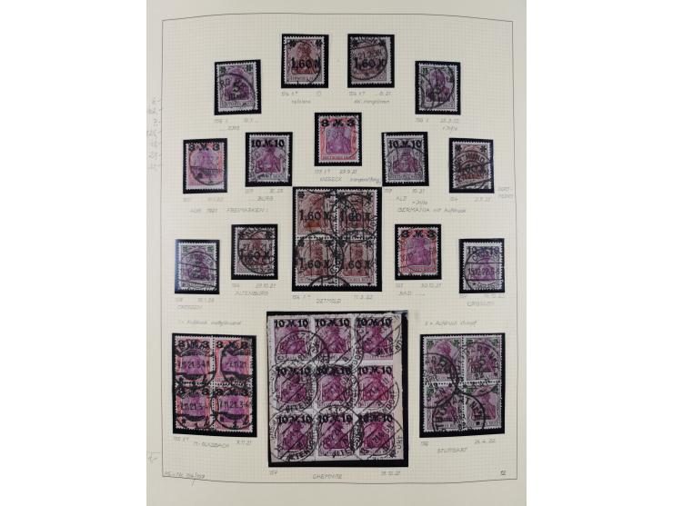 1872/1923, ungebrauchte, postfrische und gestempelte sehr reichhaltige Sammlung, vieles doppelt oder vielfach vorhanden, dabe