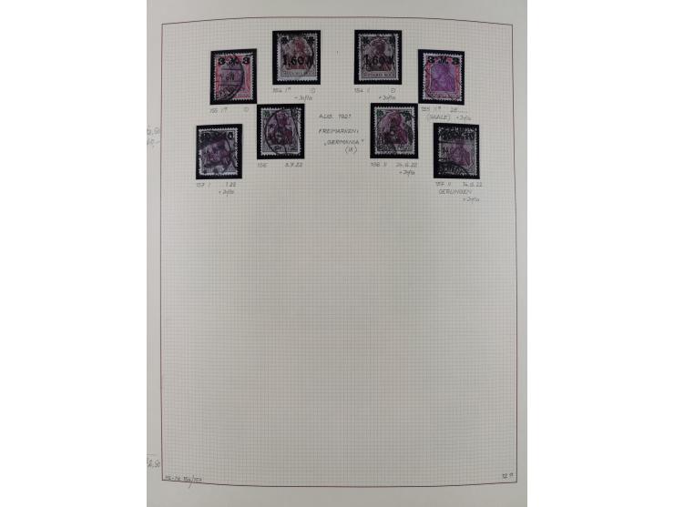 1872/1923, ungebrauchte, postfrische und gestempelte sehr reichhaltige Sammlung, vieles doppelt oder vielfach vorhanden, dabe