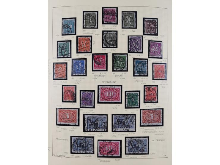 1872/1923, ungebrauchte, postfrische und gestempelte sehr reichhaltige Sammlung, vieles doppelt oder vielfach vorhanden, dabe