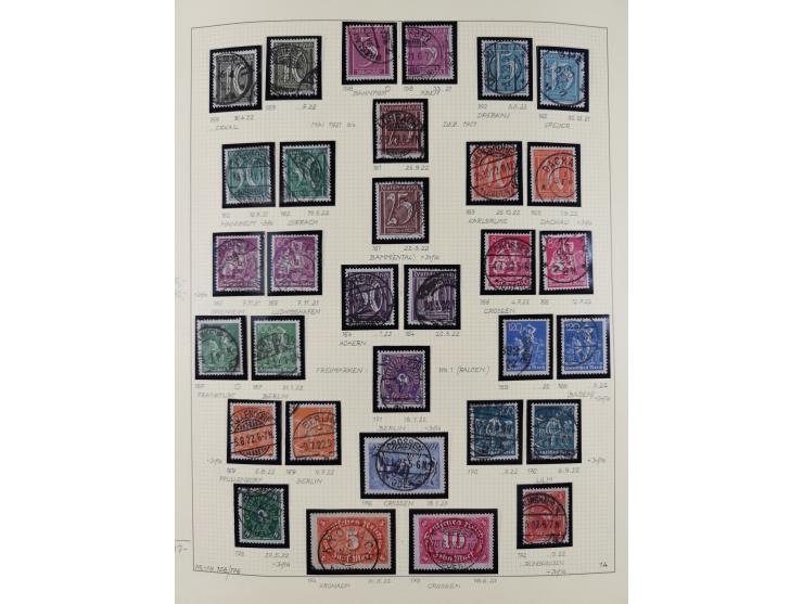 1872/1923, ungebrauchte, postfrische und gestempelte sehr reichhaltige Sammlung, vieles doppelt oder vielfach vorhanden, dabe