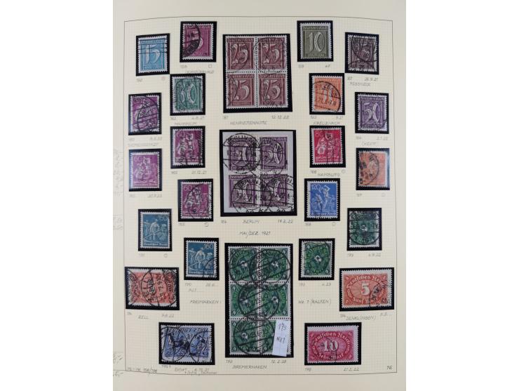 1872/1923, ungebrauchte, postfrische und gestempelte sehr reichhaltige Sammlung, vieles doppelt oder vielfach vorhanden, dabe