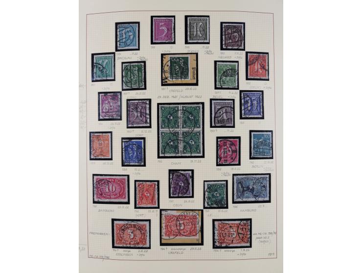 1872/1923, ungebrauchte, postfrische und gestempelte sehr reichhaltige Sammlung, vieles doppelt oder vielfach vorhanden, dabe