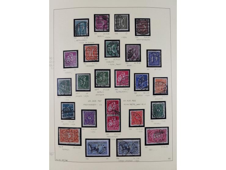 1872/1923, ungebrauchte, postfrische und gestempelte sehr reichhaltige Sammlung, vieles doppelt oder vielfach vorhanden, dabe