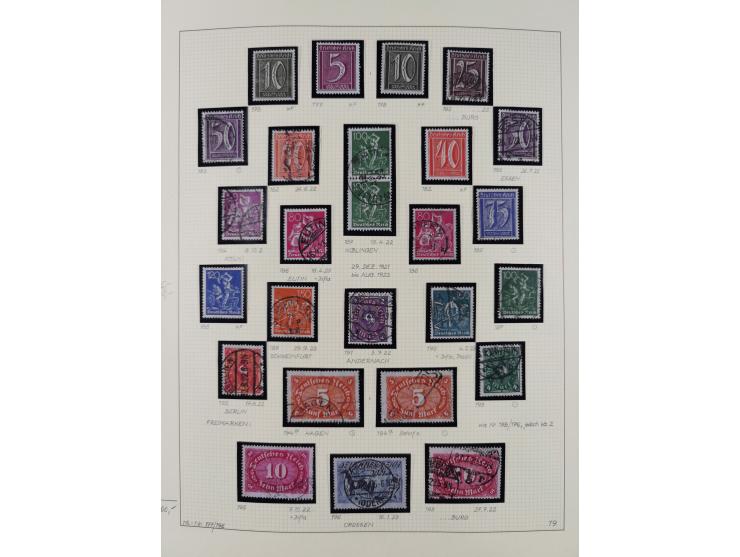 1872/1923, ungebrauchte, postfrische und gestempelte sehr reichhaltige Sammlung, vieles doppelt oder vielfach vorhanden, dabe
