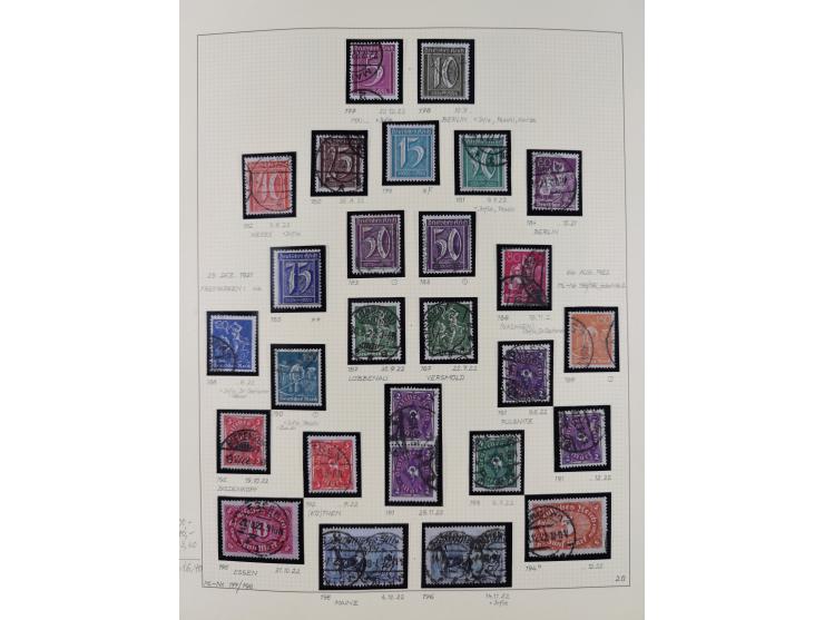 1872/1923, ungebrauchte, postfrische und gestempelte sehr reichhaltige Sammlung, vieles doppelt oder vielfach vorhanden, dabe