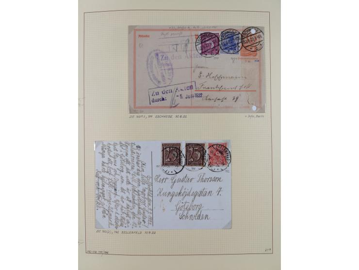 1872/1923, ungebrauchte, postfrische und gestempelte sehr reichhaltige Sammlung, vieles doppelt oder vielfach vorhanden, dabe