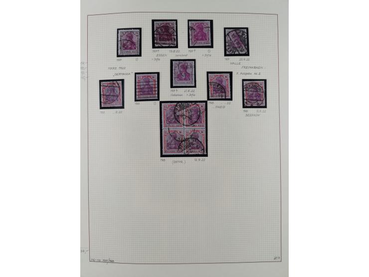 1872/1923, ungebrauchte, postfrische und gestempelte sehr reichhaltige Sammlung, vieles doppelt oder vielfach vorhanden, dabe