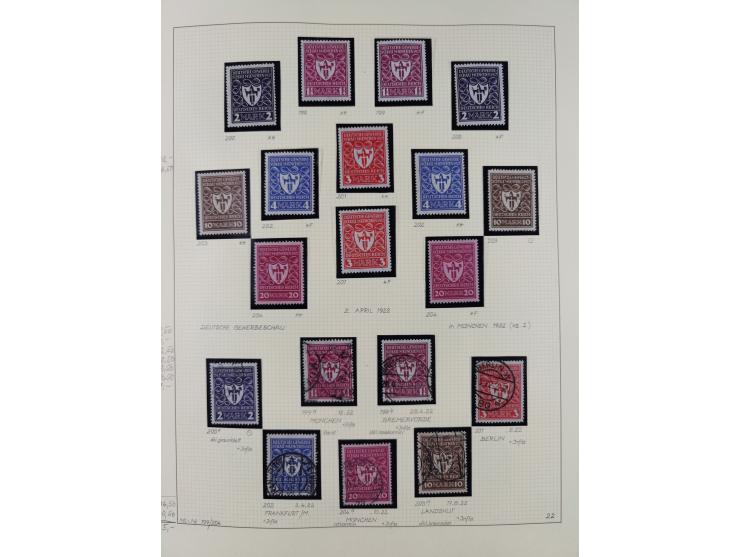 1872/1923, ungebrauchte, postfrische und gestempelte sehr reichhaltige Sammlung, vieles doppelt oder vielfach vorhanden, dabe