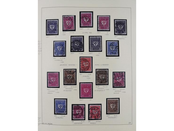 1872/1923, ungebrauchte, postfrische und gestempelte sehr reichhaltige Sammlung, vieles doppelt oder vielfach vorhanden, dabe