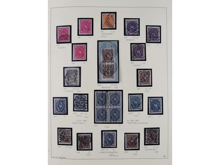 1872/1923, ungebrauchte, postfrische und gestempelte sehr reichhaltige Sammlung, vieles doppelt oder vielfach vorhanden, dabe