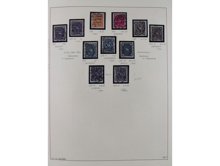 1872/1923, ungebrauchte, postfrische und gestempelte sehr reichhaltige Sammlung, vieles doppelt oder vielfach vorhanden, dabe