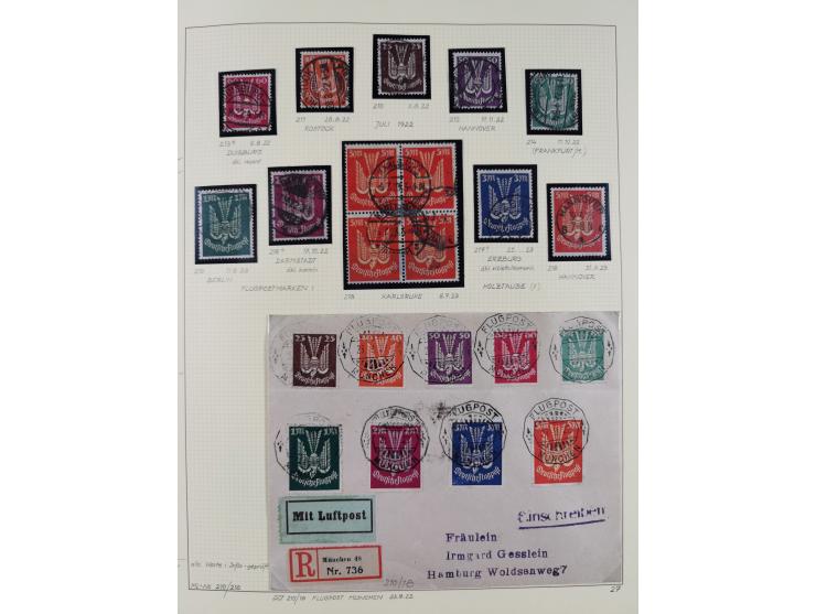 1872/1923, ungebrauchte, postfrische und gestempelte sehr reichhaltige Sammlung, vieles doppelt oder vielfach vorhanden, dabe