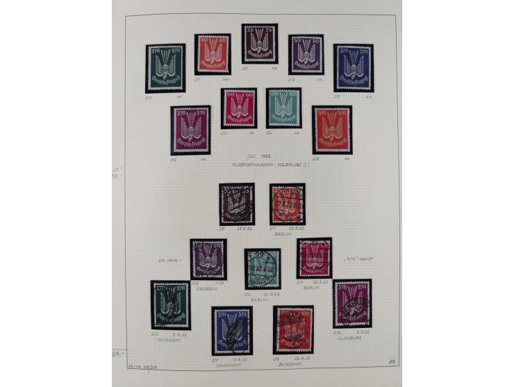 1872/1923, ungebrauchte, postfrische und gestempelte sehr reichhaltige Sammlung, vieles doppelt oder vielfach vorhanden, dabe