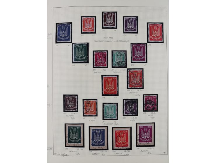 1872/1923, ungebrauchte, postfrische und gestempelte sehr reichhaltige Sammlung, vieles doppelt oder vielfach vorhanden, dabe