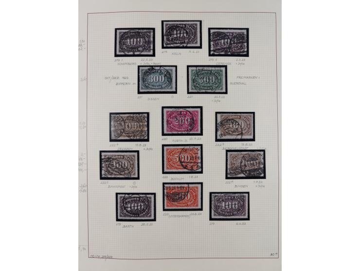 1872/1923, ungebrauchte, postfrische und gestempelte sehr reichhaltige Sammlung, vieles doppelt oder vielfach vorhanden, dabe
