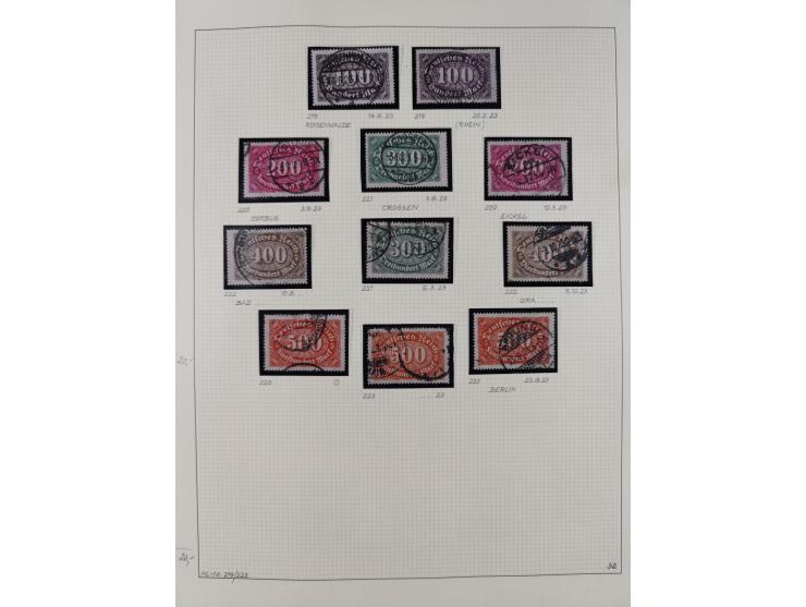 1872/1923, ungebrauchte, postfrische und gestempelte sehr reichhaltige Sammlung, vieles doppelt oder vielfach vorhanden, dabe