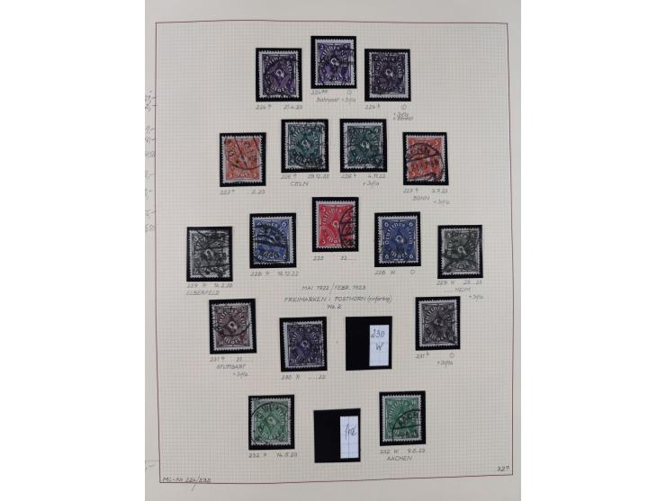 1872/1923, ungebrauchte, postfrische und gestempelte sehr reichhaltige Sammlung, vieles doppelt oder vielfach vorhanden, dabe