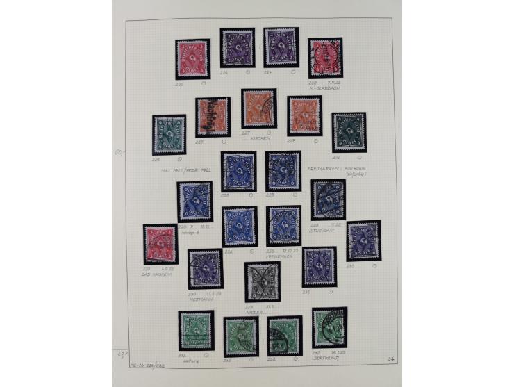 1872/1923, ungebrauchte, postfrische und gestempelte sehr reichhaltige Sammlung, vieles doppelt oder vielfach vorhanden, dabe