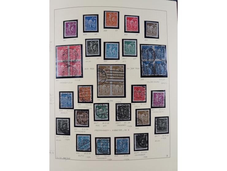 1872/1923, ungebrauchte, postfrische und gestempelte sehr reichhaltige Sammlung, vieles doppelt oder vielfach vorhanden, dabe