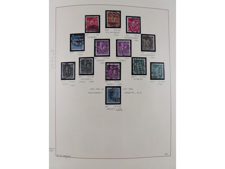 1872/1923, ungebrauchte, postfrische und gestempelte sehr reichhaltige Sammlung, vieles doppelt oder vielfach vorhanden, dabe