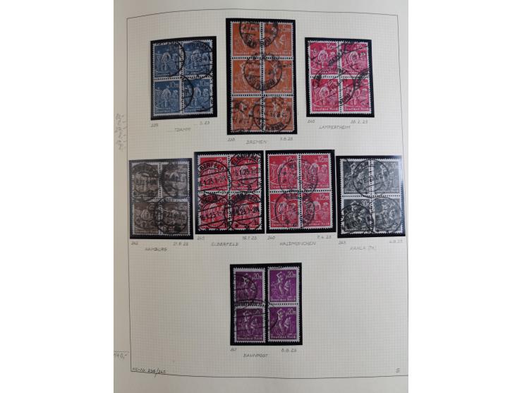 1872/1923, ungebrauchte, postfrische und gestempelte sehr reichhaltige Sammlung, vieles doppelt oder vielfach vorhanden, dabe